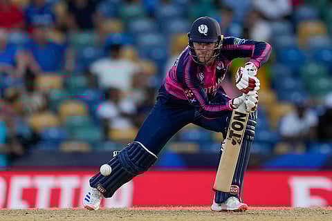 Richie Berrington bats against Namibia